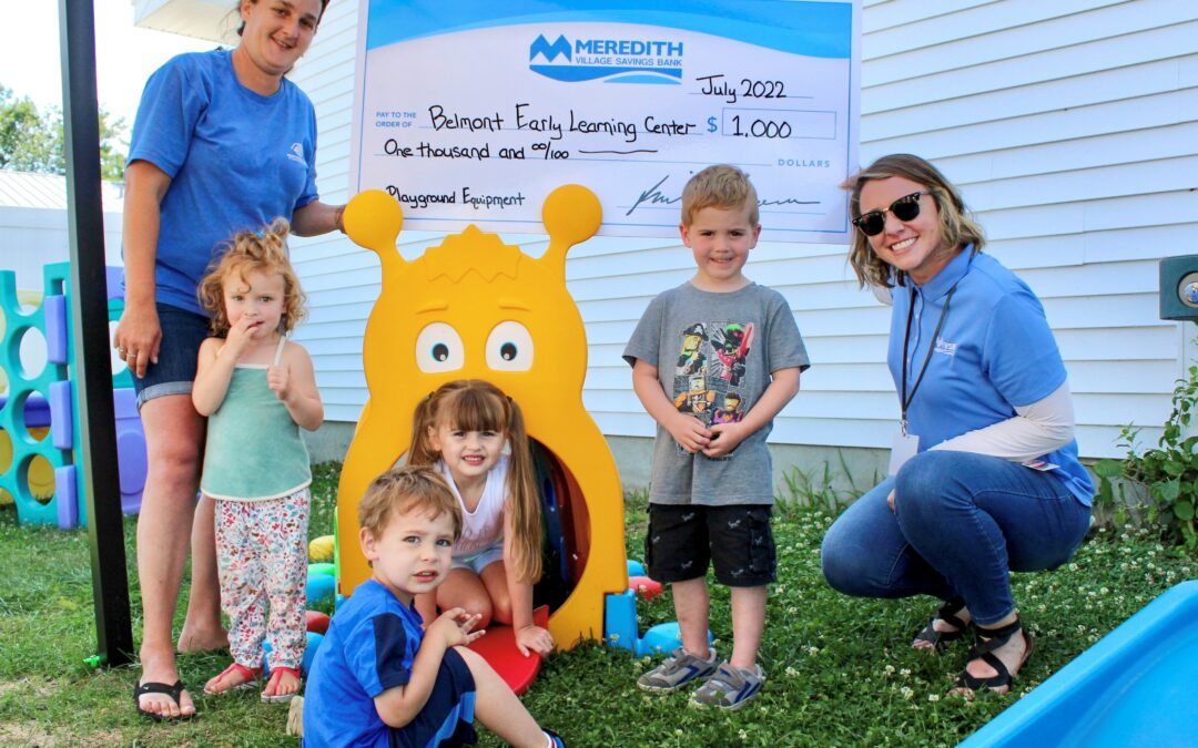 Meredith Village Savings Bank Funds Playground Upgrades