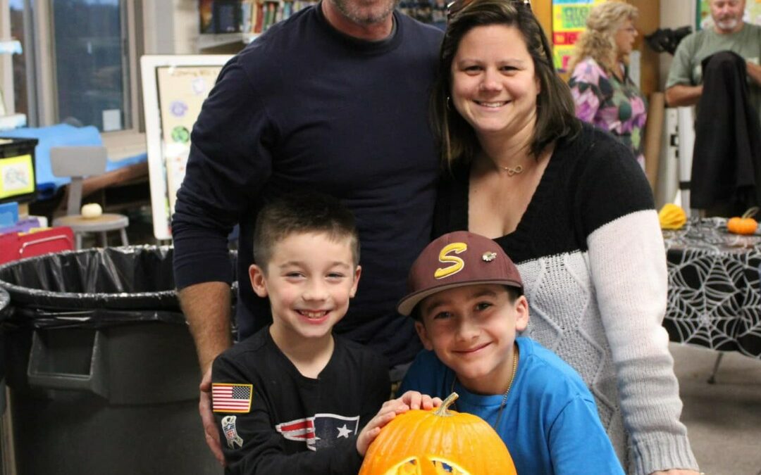 Family Portrait with Pumpkin